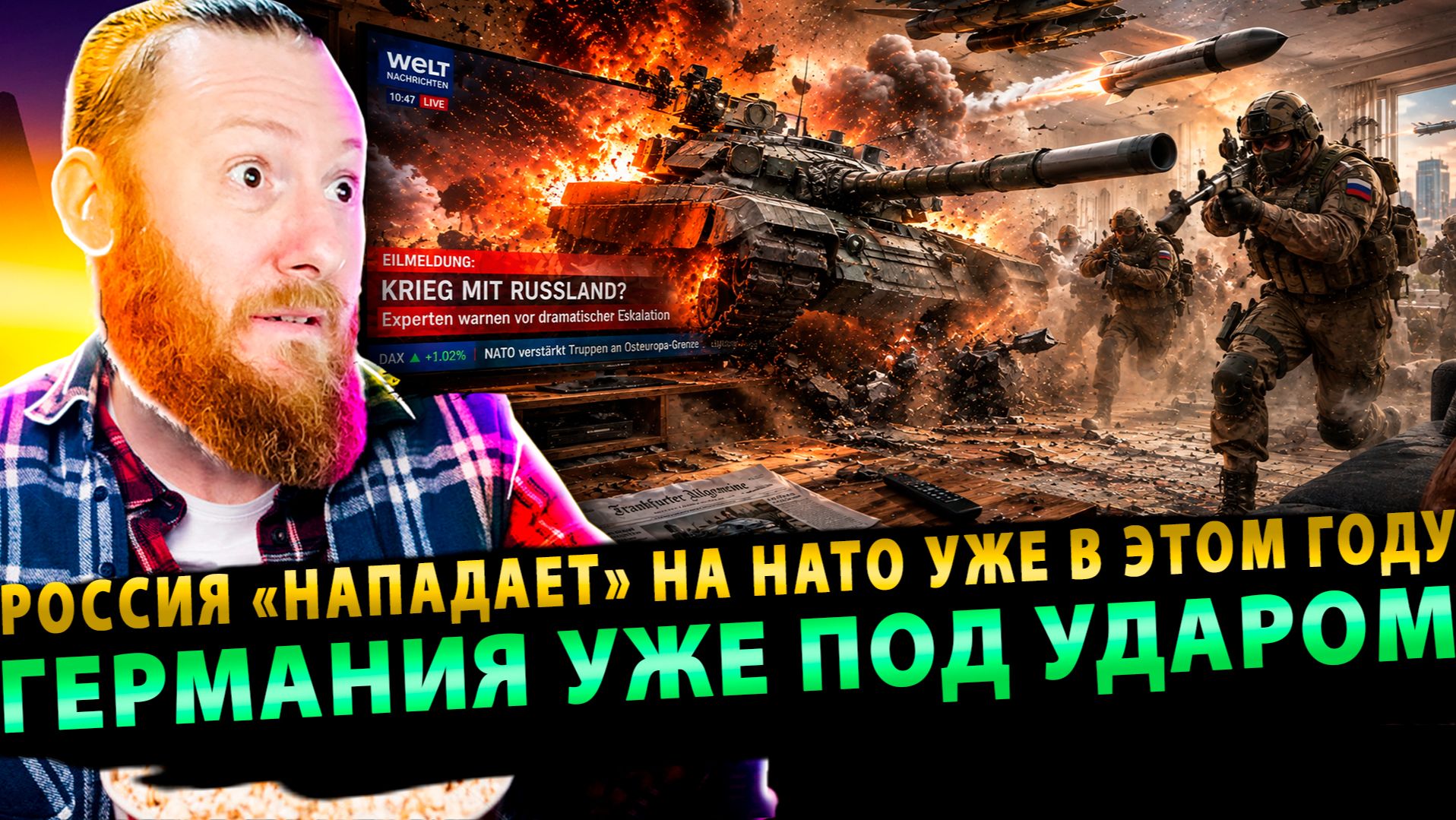 ⚡️Россия «нападет» на НАТО уже в этом году. Германия уже под ударом