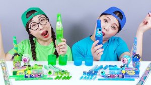 Голубой десерт VS Зеленый десерт Вызов