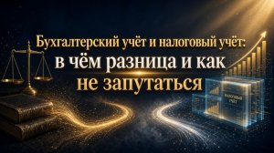 Бухгалтерский учёт и налоговый учёт. В чём разница и как не запутаться.
