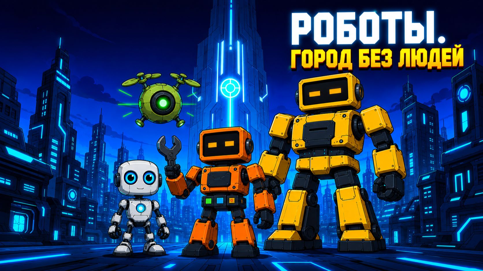 Роботы. Серия 2. Город без людей