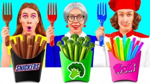 Кулинарный Челлендж# Я против Бабушки # Кто Победит в Кулинарной Битве