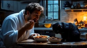 Обновленная Выйду ночью в кухню с котом, юмористическая переделка - Выйду ночью