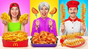 Кулинарный Челлендж# Я против Бабушки # Сумасшедший челлендж