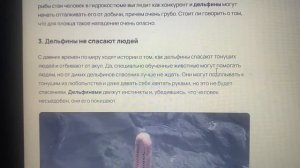 Победный факт о дельфинах