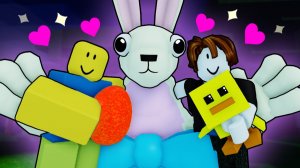 99 НОЧЕЙ В ЛЕСУ, но 🐰Пасхальный Кролик ДРУЖЕЛЮБЕН? Роблокс Анимация