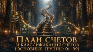 План счетов и классификация счетов (основные группы 01–99).