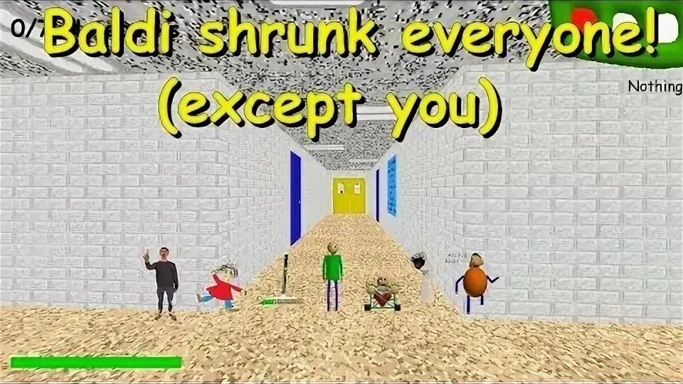 Baldi Shrunk Everyone