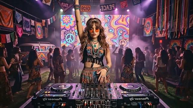 Dark Retro House 2026   60s Hippie Rave   Hypnotic DJ Mix