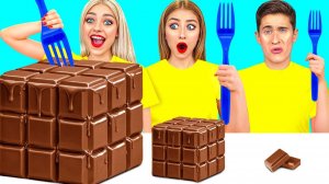 Большая, Средняя или Маленькая Тарелка Челлендж # Вкусные Кулинарные Хитрости