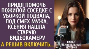 Истории из жизни Придя помочь пожилой соседке с уборкой подвала, Ксения нашла старую видеокамеру…