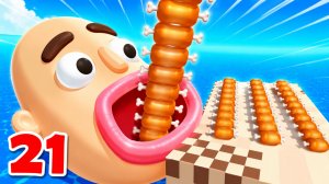 Sandwich Runner | прохождение уровня 1-21 | Смотреть геймплей