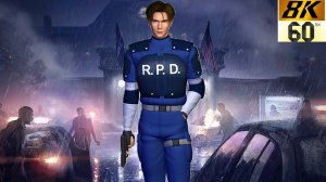 Resident Evil 2 (1998) - Леон, Все Катсцены и Концовки. (″Special″ Улучшенное качества до 8K 60FPS)