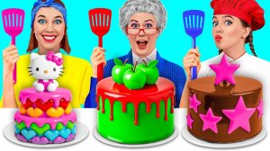 Кулинарный Челлендж# Я против Бабушки # Креативные Лайфхаки с Едой