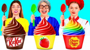 Кулинарный Челлендж# Я против Бабушки #Смешные рецепты с едой.
