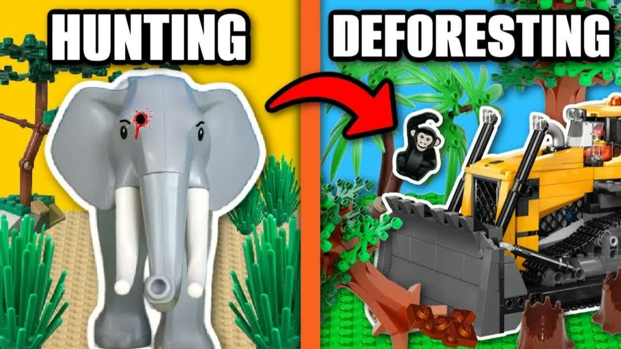 СПАСЕНИЕ животных от БЕДСТВИЙ в LEGO