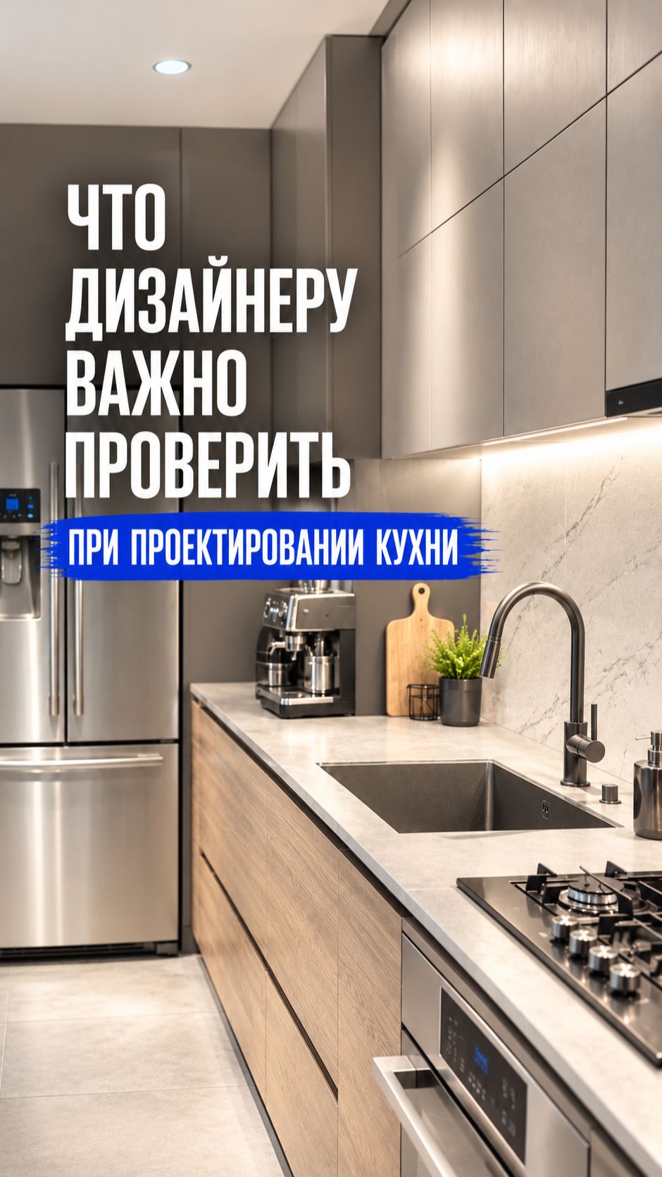 Что дизайнеру важно проверить при проектировании кухни?