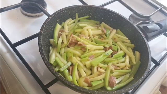 Кабачки,,Карбонара