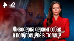 Кошмарные условия: живодерка держит собак в полуприцепе в Москве