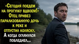 Отец привез к реке парализованную дочь и отпустил коляску. А когда обернулся - побелел