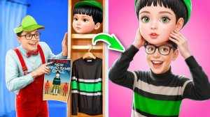 Из Ботана в Куклу из игры в кальмара! Как стать популярной куклой!?