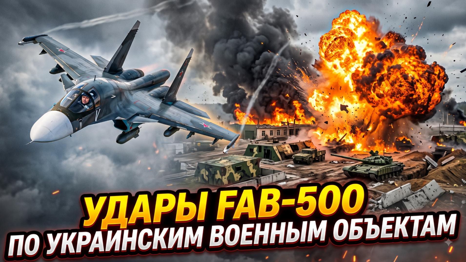 💥Российские бомбы FAB-500 уничтожили украинские позиции: удары под Новоужвиновкой и Маяками