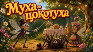 Сказка на ночь для детей «Муха-Цокотуха» Корней Чуковский