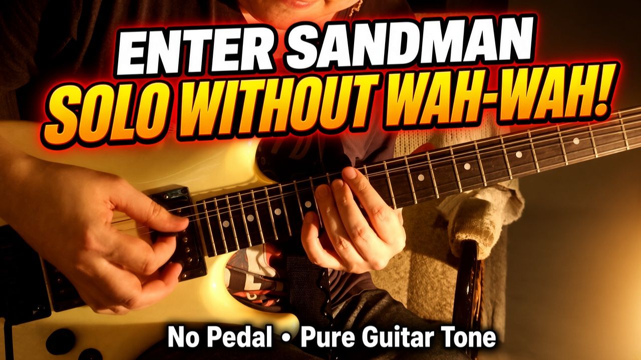 Metallica Enter Sandman / гитарное соло без Wah-wah