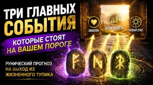 Три главных события, на вашем пороге. Руны все расскажут.