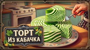 🥒 КАБАЧОК ПРЕВРАТИЛСЯ В ТОРТ! Результат удивил всех! 😍