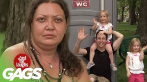 Отец покидает парк с НЕПРАВИЛЬНОЙ дочерью, мальчик слушает женские животы и розыгрыш с падающим