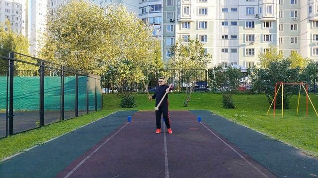 Упражнения с деревянным колокольчиком для фитнеса (3)