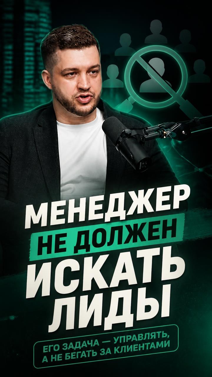 Менеджер должен только продавать