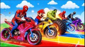 ГТА5 (GTA V)- ЧЕЛОВЕК ПАУК ПРОТИВ ЖЕЛЕЗНОГО ЧЕЛОВЕКА НА ПОЛОСЕ ПРЕПЯТСТВИЙ | GTA MULTIVERSE5