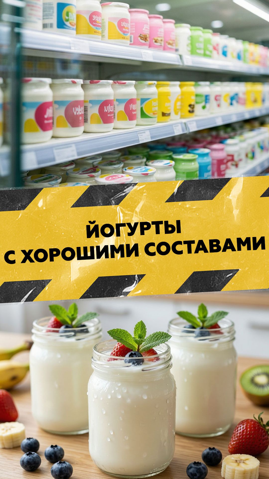 Йогурты с хорошими составами