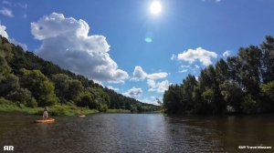 Маршрут на SUP по р.Москва от Звенигорода до Ильинского всего 27 км.