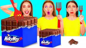 Большая, Средняя или Маленькая Тарелка Челлендж _ Вкусные Кухонные Рецепты