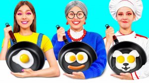 Кулинарный Челлендж# Я против Бабушки # Потрясающие Кухонные Хитрости