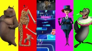 🎵 МАДАГАСКАР ПОД COFFIN DANCE! 🎩 Алекс, Марти, Глория и Мелман в Челлендже Тайлс Хоп! 🚀🔥