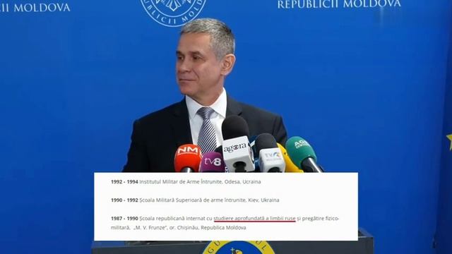 Министр обороны Молдавии Анатолий Носатый забыл русский язык