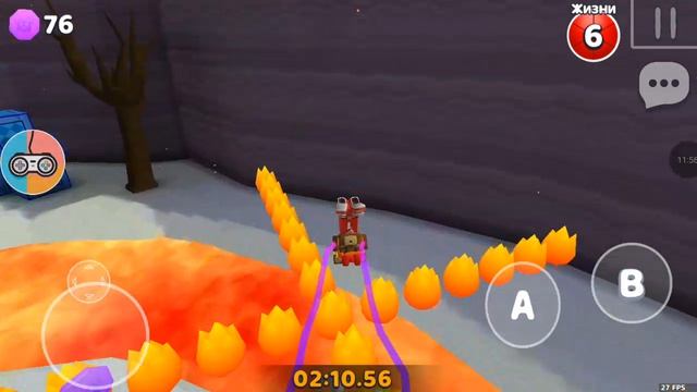 Я с братом копим монетки на крутые ботинки в СУПЕР МИШКА!SUPER BEAR ADVENTURE.