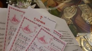 Я приложила ваши имена и письма к мощам и иконе святого Пантелеймона Целителя