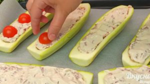 Рецепт из кабачков, который спасает в августе, когда кабачки уже некуда складывать. Кабачки с фаршем