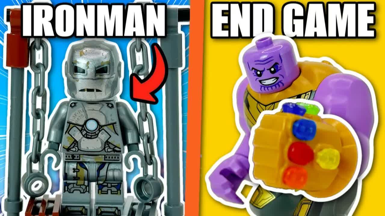 Создание КАЖДОГО ФИЛЬМА MARVEL из LEGO!
