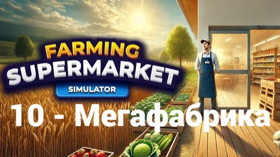 10. Мега фабрика. Farming & Supermarket Simulator