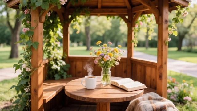 Релакс музыка для отдыха на природе на даче в беседке