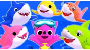 🦈 Baby Shark — Все версии одной песни Пой и танцуй 🎶 | Развивающие детские песни 🐠