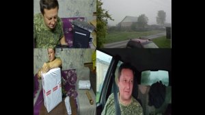 Жизнь в деревне,Вечер в деревне,ливень,распаковка товара с озон