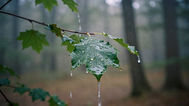 Шум дождя в лесу 🌧️ Расслабляющая музыка и звуки природы для сна | Более 4 часов