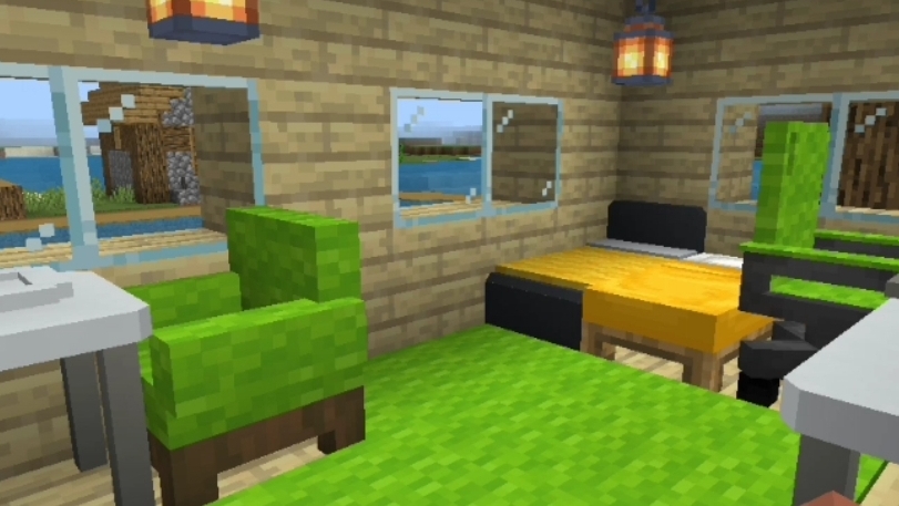 Лучший мод на мебель для Майнкрафт Бедрок. MrCryFishFurniture