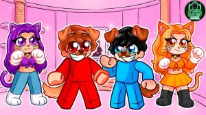 Каждую секунду мы превращаемся в +1 ЖИВОТНЫХ в #Roblox
